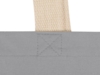 Сумка для шопинга Steady хлопковая с парусиновыми ручками, 260 г/м2 (серый)  (Изображение 5)