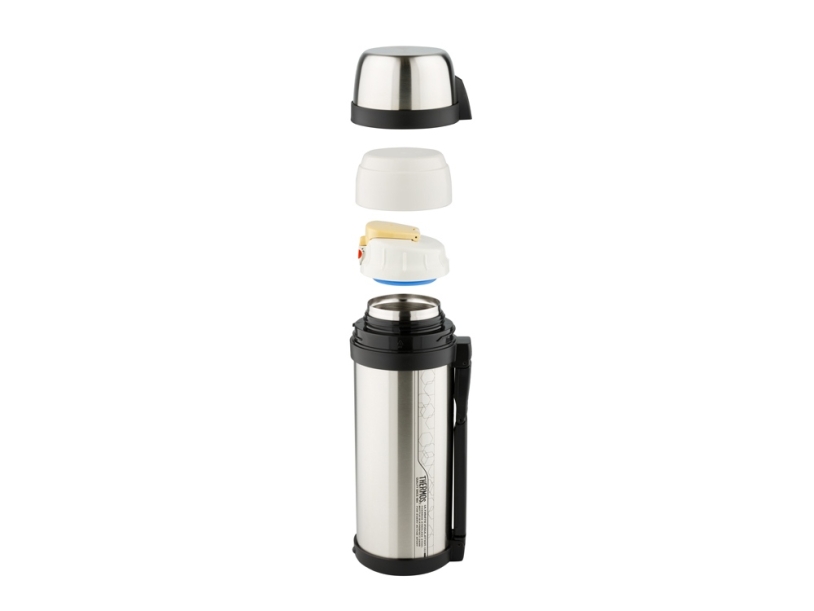 Термос из нерж. стали тм THERMOS FDH Stainless Steel Vacuum Flask 2.0L, стальной (Изображение 2)