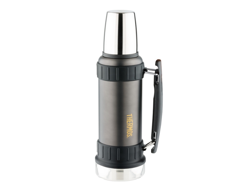 Термос из нерж. стали тм THERMOS 2520 Stainless Steel Vacuum Flask 1.2L, серый (Изображение 1)