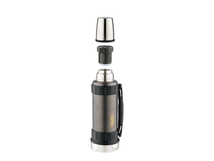 Термос из нерж. стали тм THERMOS 2520 Stainless Steel Vacuum Flask 1.2L, серый (Изображение 3)