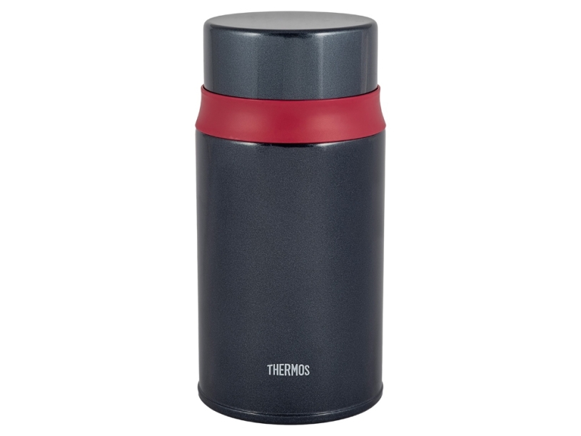 Термос из нерж.стали в комплекте с ложкой тм THERMOS TCLD-720S, синий (Изображение 1)