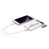 Зарядное устройство с USB–флешкой на 8 ГБ, 2500 mAh, белый (Изображение 1)