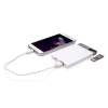 Зарядное устройство с USB–флешкой на 8 ГБ, 2500 mAh, белый (Изображение 1)