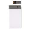 Зарядное устройство с USB–флешкой на 8 ГБ, 2500 mAh, белый (Изображение 6)
