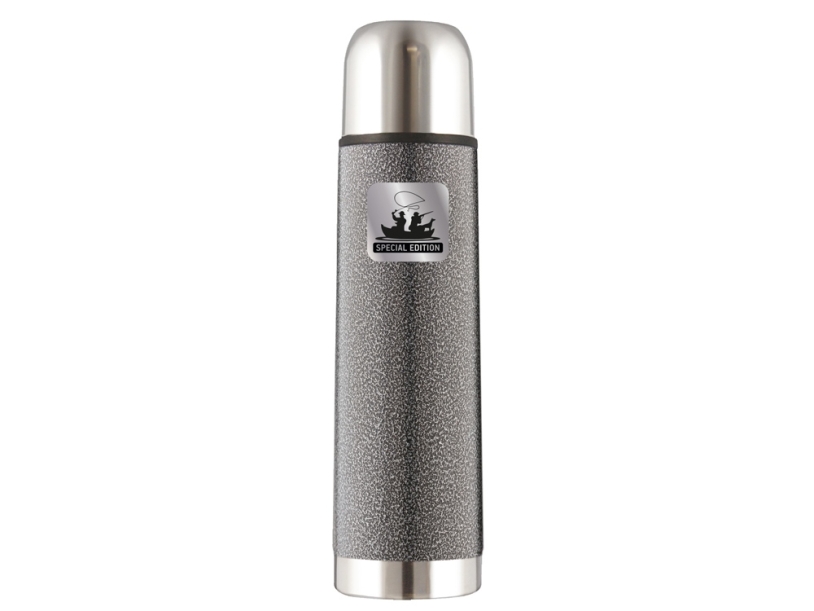 Термос из нерж. стали тм ThermoCafe HAMFK- 700 Fishing &amp; Hunting, 0.70L, серый (Изображение 1)