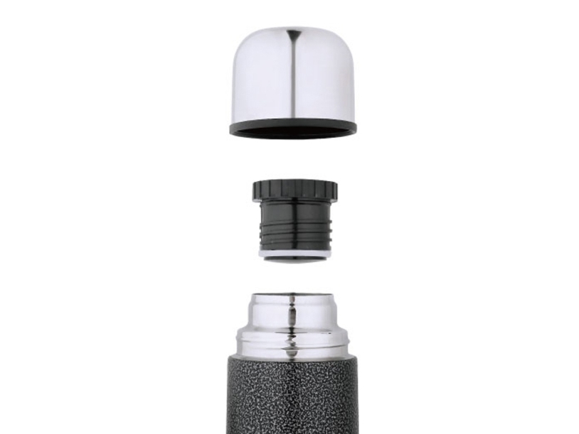 Термос из нерж. стали тм ThermoCafe HAMFK- 700 Fishing &amp; Hunting, 0.70L, серый (Изображение 3)