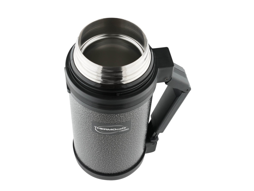 Термос из нерж. стали тм ThermoCafe HAMMP-1200-HT, 1.2L, серый (Изображение 2)