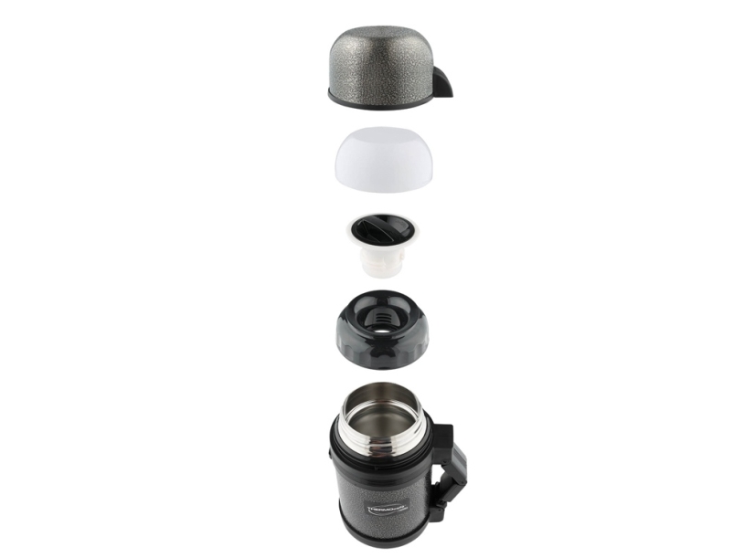 Термос из нерж. стали тм ThermoCafe HAMMP-1800-HT, 1.8L, серый (Изображение 4)