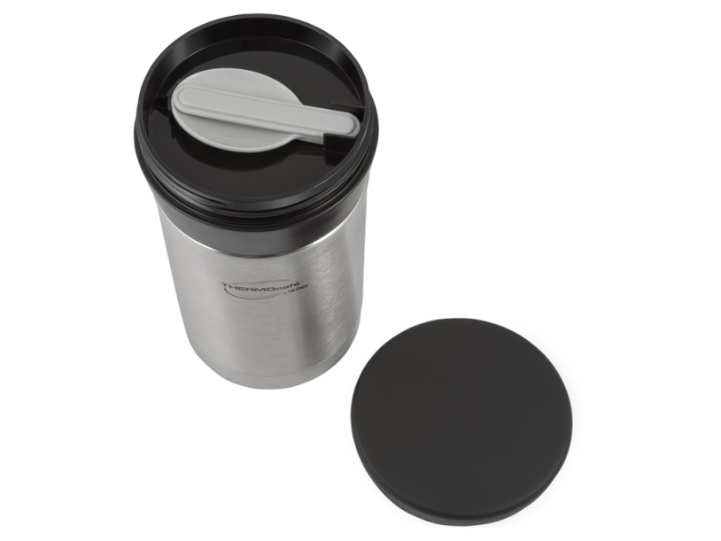 Термос из нерж. стали для еды тм ThermoCafe DFJ-500 food flask, 0.5L, металлический (Изображение 2)