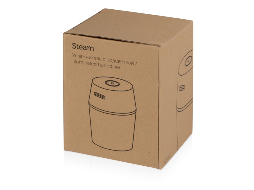 USB Увлажнитель воздуха с подсветкой Steam (черный)  (Изображение 8)