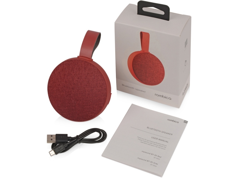 Портативная акустика Mysound BT-35 (красный)  (Изображение 13)