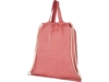 Сумка-рюкзак Pheebs из переработанного хлопка, 150 г/м² (красный)  (Изображение 3)