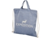 Сумка-рюкзак Pheebs из переработанного хлопка, 150 г/м² (синий)  (Изображение 5)