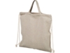 Сумка-рюкзак Pheebs из переработанного хлопка, 150 г/м² (натуральный)  (Изображение 1)