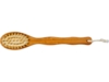 2-сторонняя щетка Orion из бамбуковой древесины для душа и массажа, натуральный (Изображение 2)