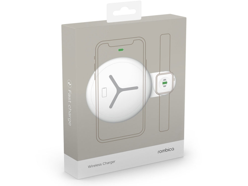 Беспроводное зарядное устройcтво NEO Qwatch (белый)  (Изображение 6)