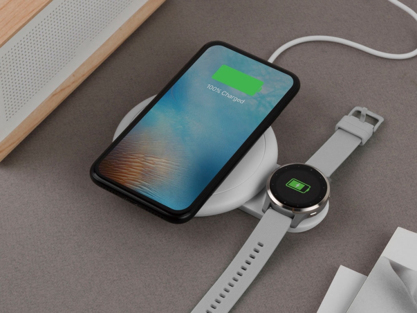 Беспроводное зарядное устройcтво NEO Qwatch (белый)  (Изображение 10)