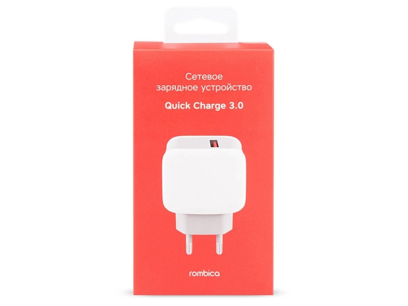 Сетевое зарядное устройство Rombica NEO ZQ1 Quick, белый (Изображение 5)