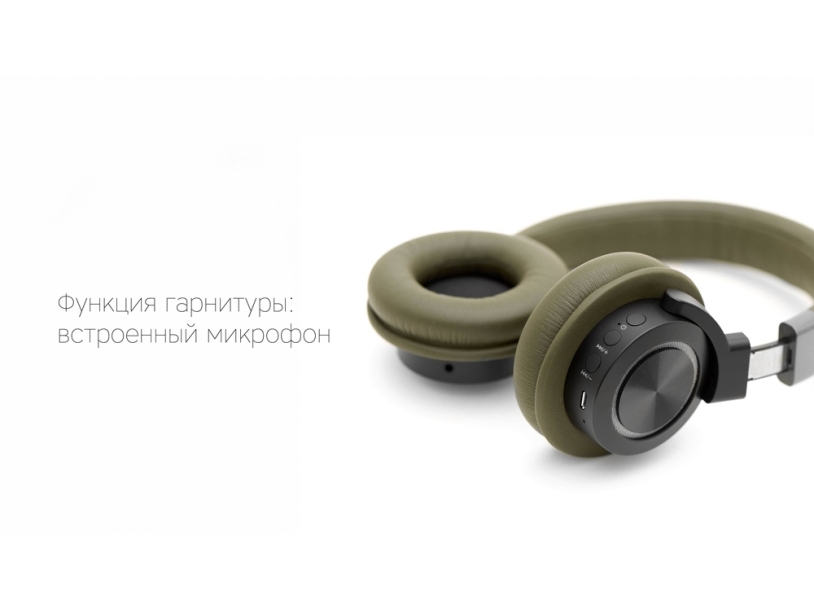Беспроводные наушники Mysound BH-07 (зеленый)  (Изображение 6)