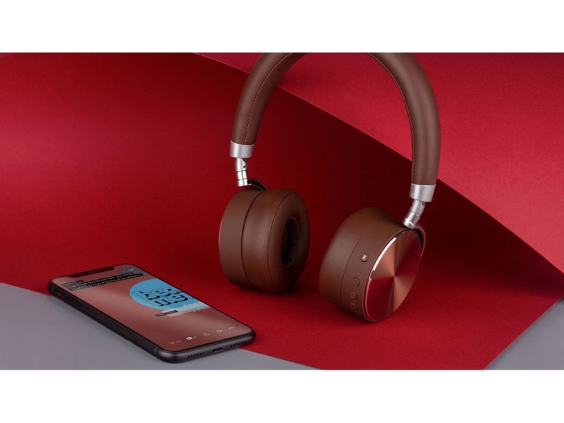 Беспроводные наушники с шумоподавлением Mysound BH-13 ANC (коричневый)  (Изображение 8)