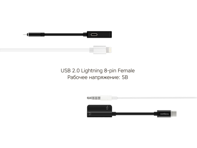 Rombica L Adapter 3.5C, черный (Изображение 6)