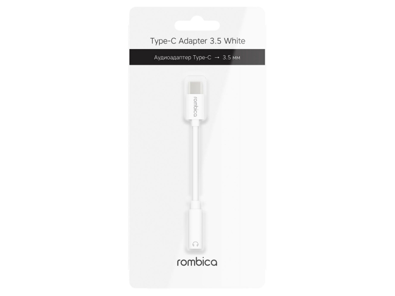 Rombica Type-C Adapter 3.5 White, белый (Изображение 2)