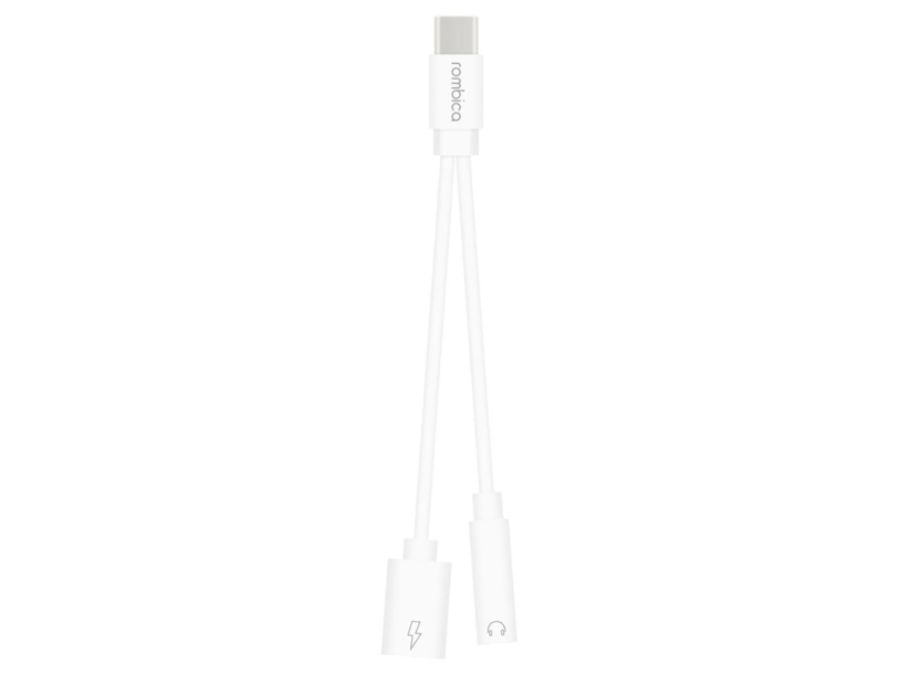Rombica Type-C Adapter 3.5C, белый (Изображение 1)