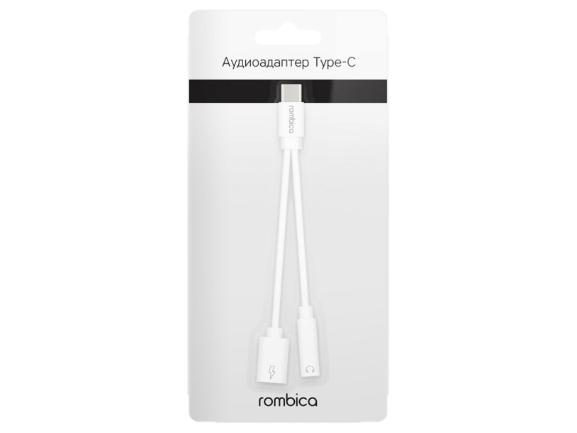 Rombica Type-C Adapter 3.5C, белый (Изображение 2)