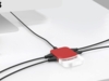 USB хаб Mini iLO Hub (красный)  (Изображение 2)
