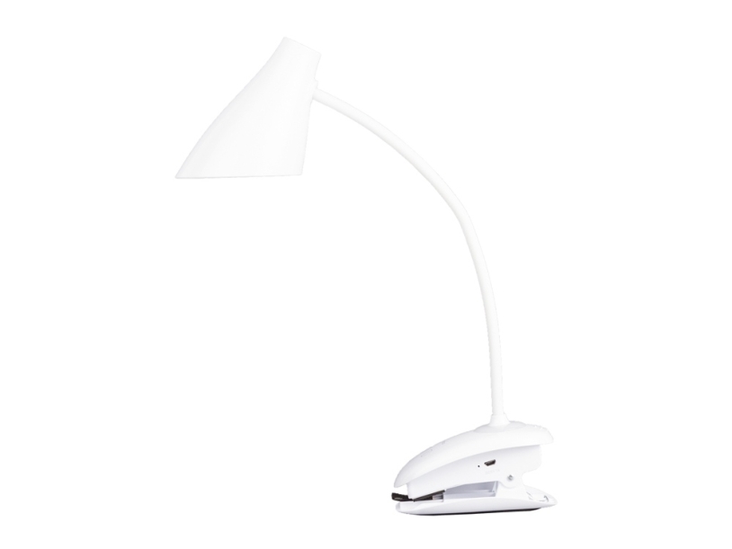 Настольная лампа Rombica LED Clamp, белый (Изображение 3)