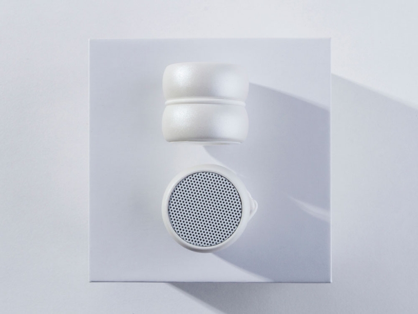 Портативные парные колонки TWS YoYo Stereo (белый)  (Изображение 2)