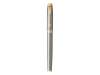 Перьевая ручка Parker IM Metal Brushed Metal GT, перо: F, цвет чернил: blue (Изображение 2)