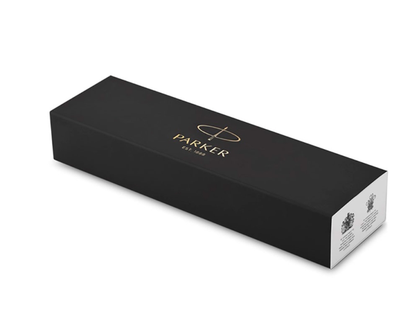 Перьевая ручка Parker IM Metal Brushed Metal GT, перо: F, цвет чернил: blue (Изображение 7)