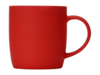 Кружка с покрытием soft-touch Dalgona (красный)  (Изображение 2)