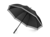 Зонт-трость Reflect полуавтомат, в чехле, черный (Р) (Изображение 1)