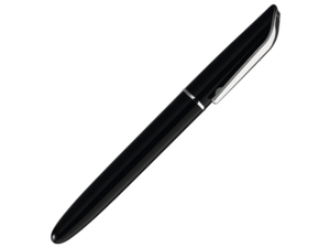 Ручка-роллер пластиковая Quantum R (черный) 