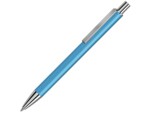 Ручка шариковая металлическая Groove (голубой) 