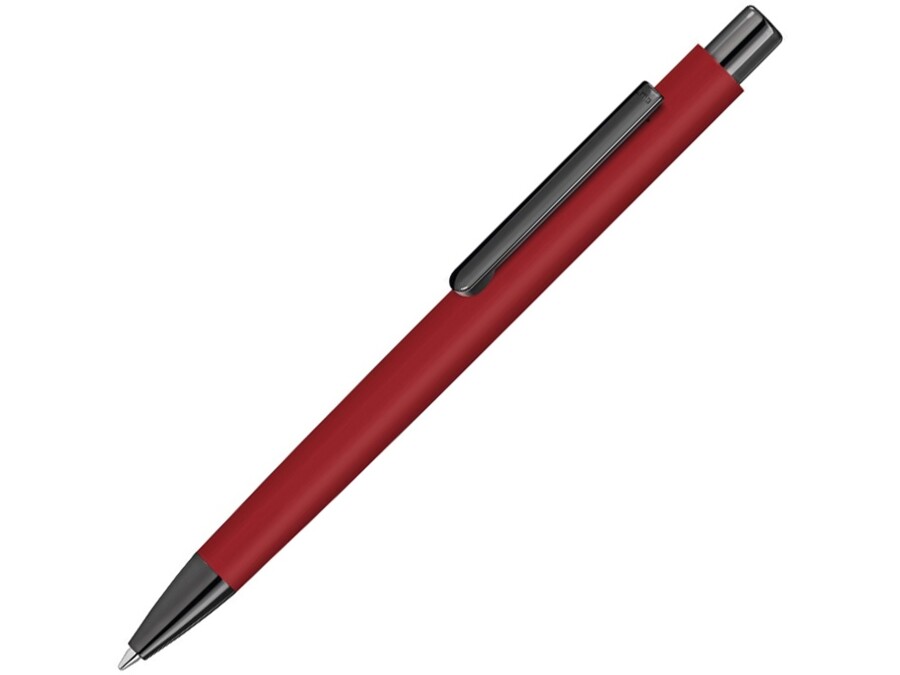 Металлическая шариковая ручка Ellipse gum soft touch с зеркальной гравировкой (красный) 