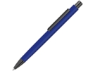 Металлическая шариковая ручка Ellipse gum soft touch с зеркальной гравировкой (синий) 