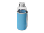 Бутылка для воды Pure c чехлом (голубой/прозрачный) 