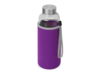 Бутылка для воды Pure c чехлом (фиолетовый/прозрачный)  (Изображение 1)