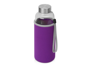 Бутылка для воды Pure c чехлом (фиолетовый/прозрачный) 