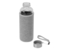 Бутылка для воды Pure c чехлом (серый/прозрачный)  (Изображение 2)