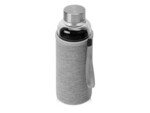 Бутылка для воды Pure c чехлом (серый/прозрачный) 