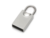 USB-флешка 2.0 на 16 Гб Lock, серебристый (Изображение 1)