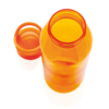 Герметичная бутылка для воды из AS-пластика, оранжевая (Изображение 2)