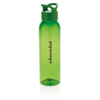 Герметичная бутылка для воды из AS-пластика, зеленая (Изображение 3)