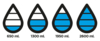 Бутылка для воды Aqua из материала Tritan, синяя (Изображение 2)