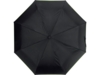 Зонт складной Motley с цветными спицами (зеленый)  (Изображение 5)