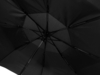 Зонт складной Canopy с большим двойным куполом (d126 см) (черный)  (Изображение 6)